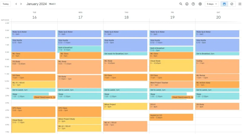 google calendar