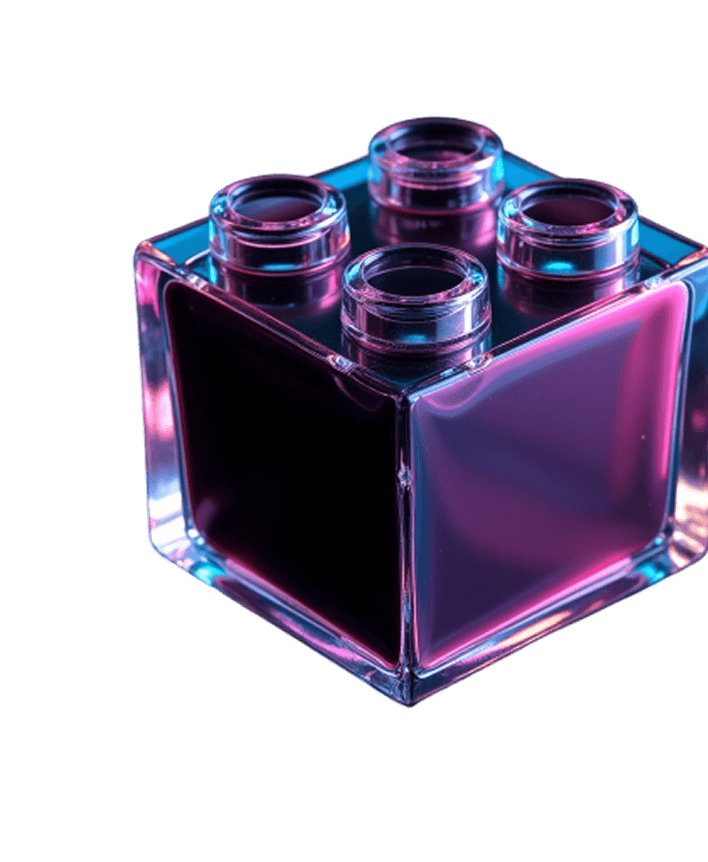 3D lego brick icon